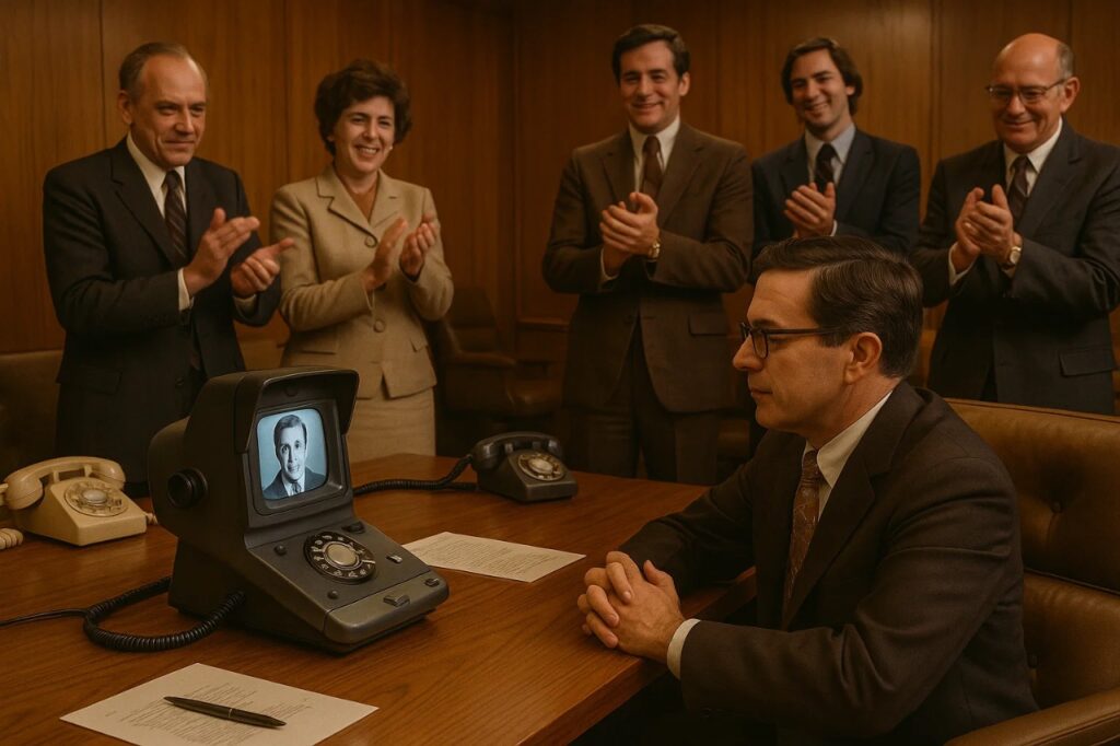Pierwsza wideokonferencja w USA