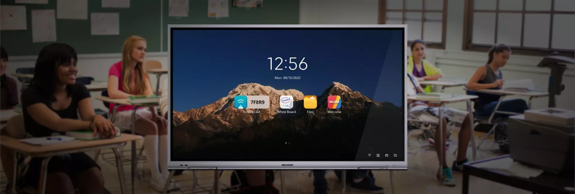 Tablica interaktywna wykorzystywana w szkole