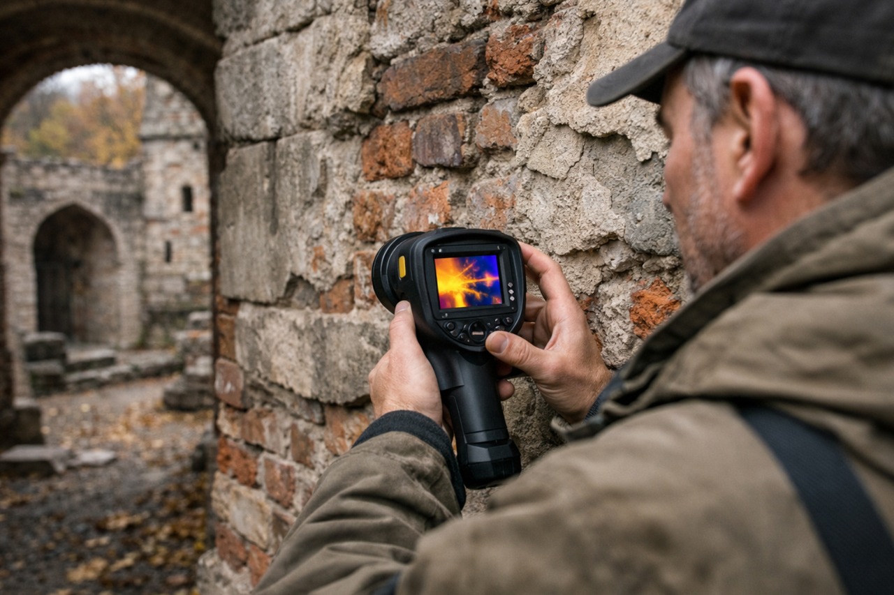 Termowizja a ochrona zabytków - kamera termowizyjna używana w badaniu obiektów historycznych